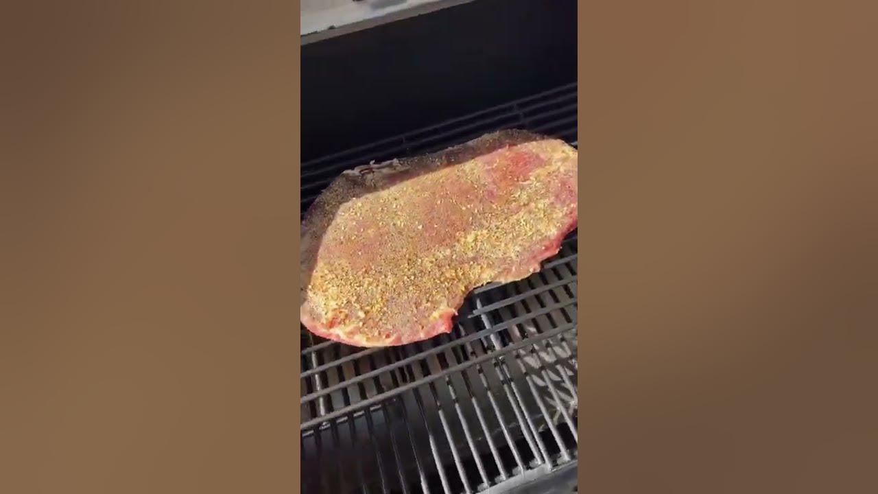 Flank Steak Reverse Seared on the Pit Boss Pellet Grill! YouTube