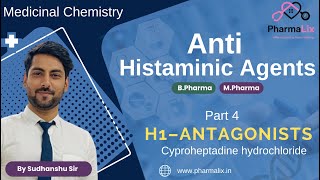 Part 4 Anti Histamine - Structure Synthesis and SAR of Cyproheptadine Hydrochloride | Sudhanshu Sir