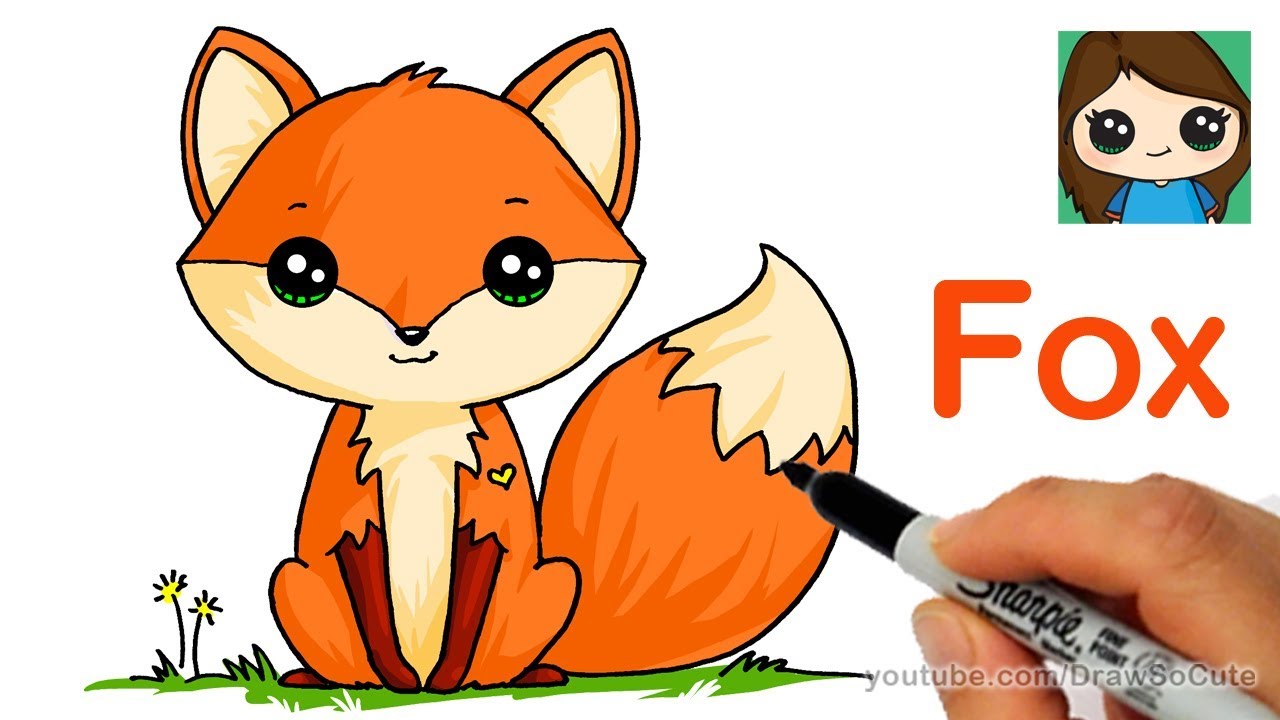 How To Draw A Cute Fox Easy