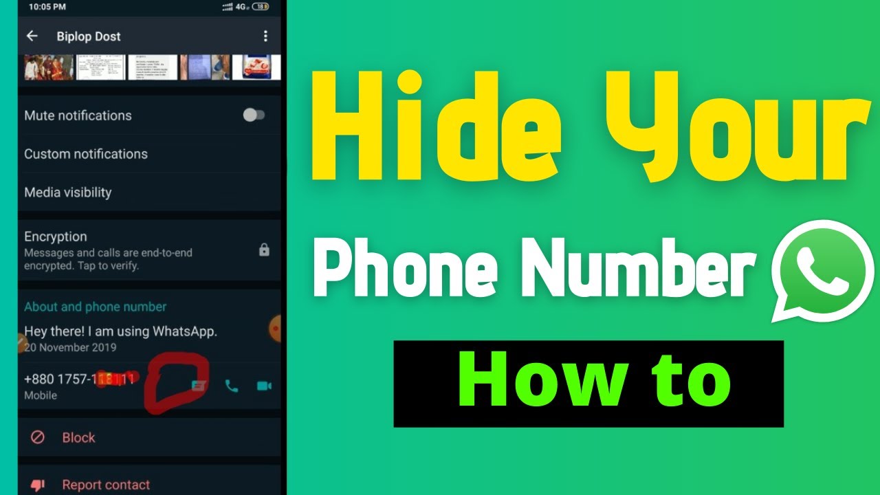 How to Hide Mobile Number on Whatsapp 2021 [Updated] YouTube