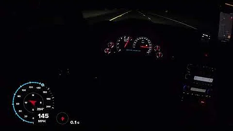 C6 Corvette Z06 - 0-165 MPH Freeway Pull H/C/I