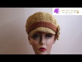 Gorra Crochet con Visera