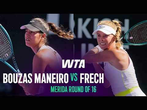 Jessica Bouzas Maneiro vs. Magdalena Frech | 2026 Merida Round of 16 | WTA Match Highlights