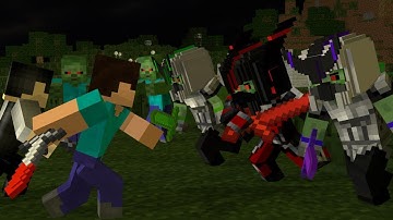 Steve Life Story: Zombie Invasion - Action YellowBee Craft Animation