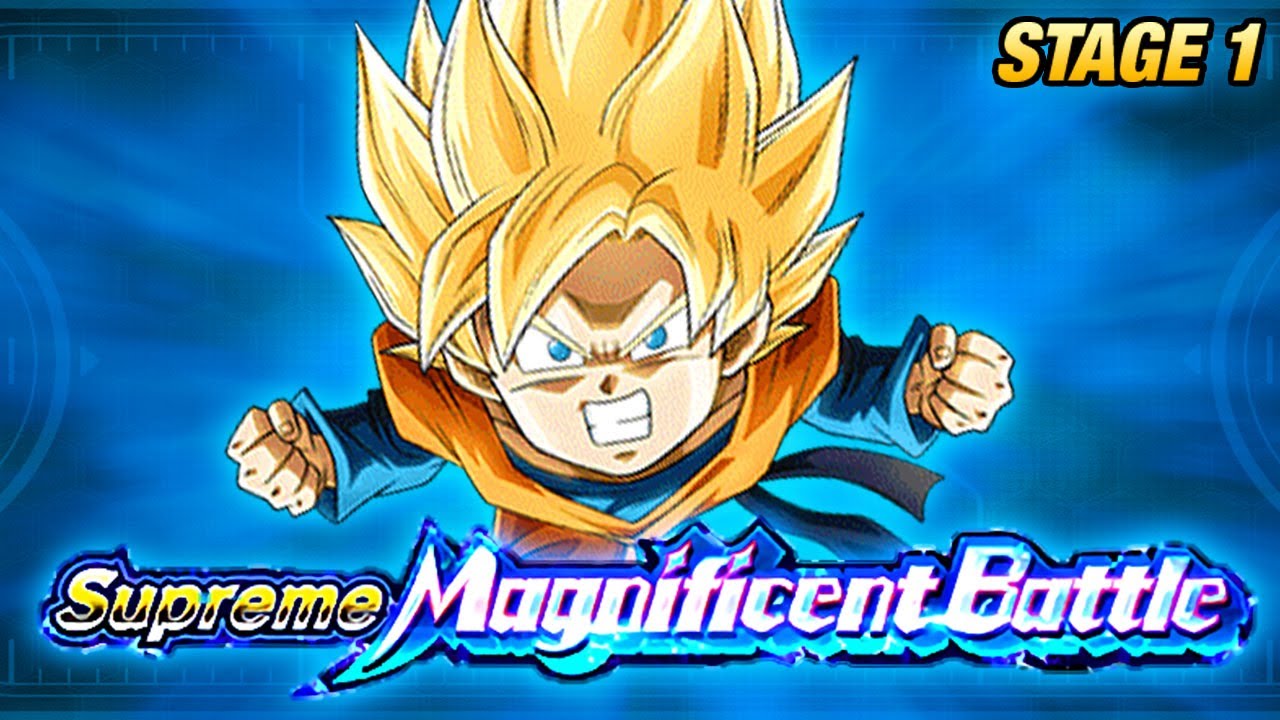 GDC POWER CREEP! Supreme Magnificent Battle Stage 1 VS Goten! (Dokkan Battle)