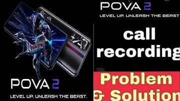 How to auto call record tecno pova 2 | tecno pova 2 call recording setting