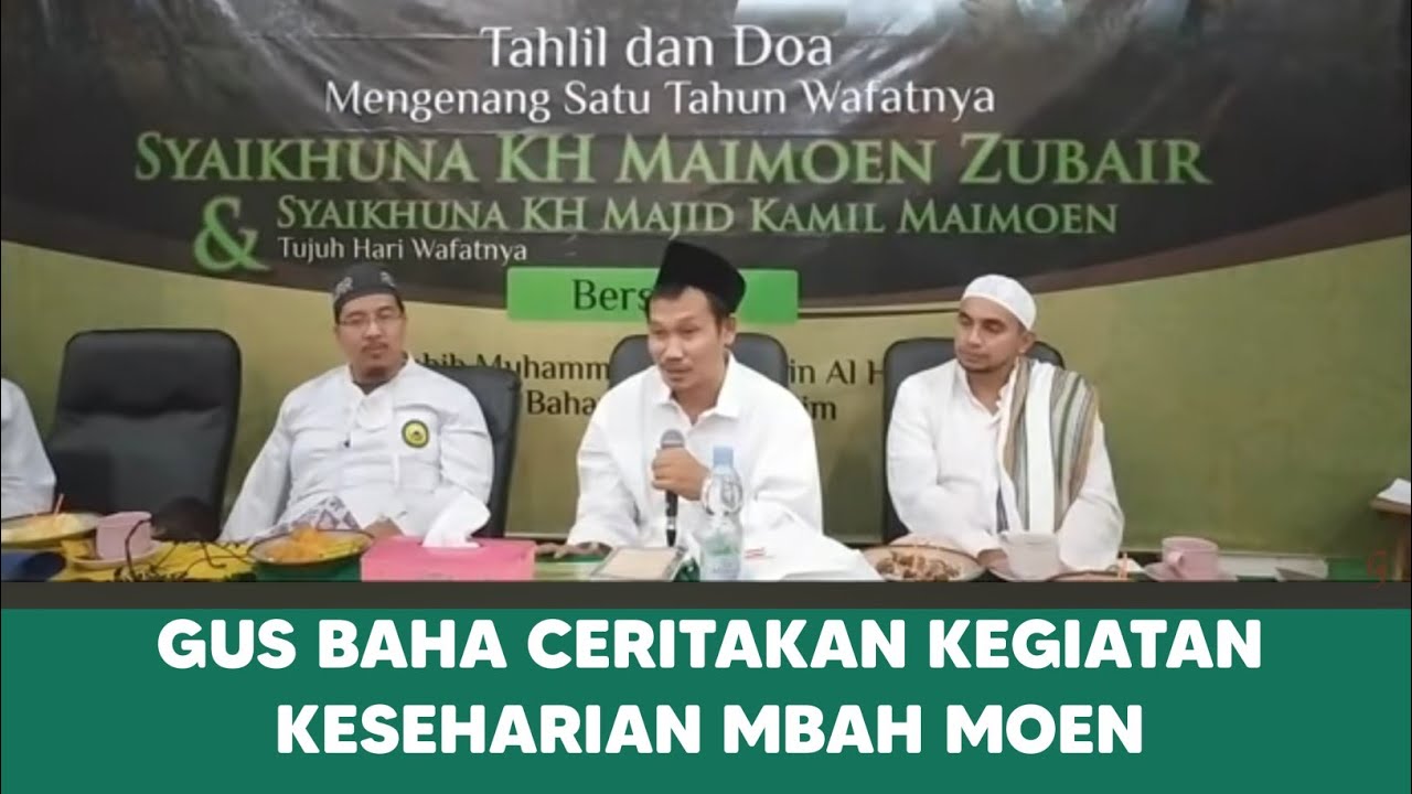 Gus Baha Ceritakan Kegiatan Keseharian Mbah Maimoen Zubair #gusbahaterbaru #gusbaha