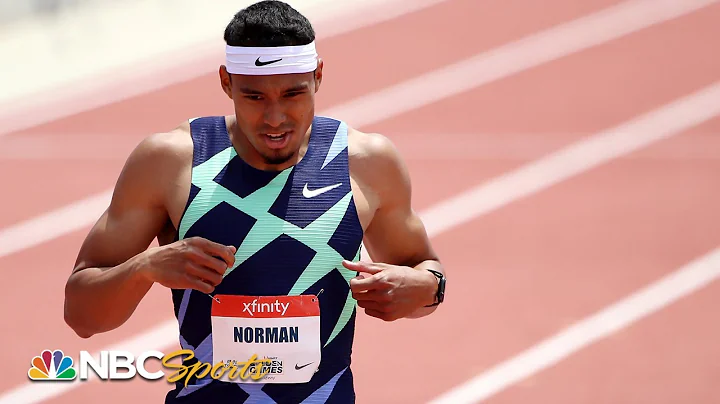 Norman second in 400m heat, advances to semifinals...