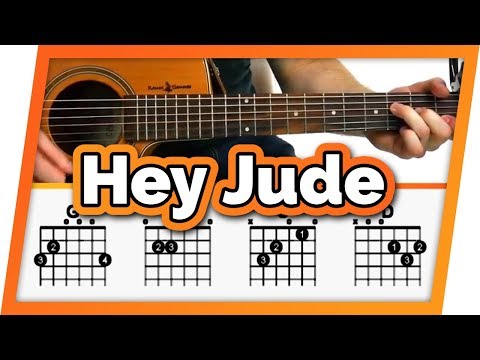 Hey Jude Guitar Tutorial (The Beatles) Easy Chords Guitar Lesson