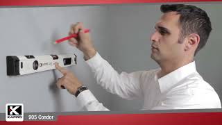 Kapro 905 Condor vízmérték Professional Box Level with OPTIVISION™ Red