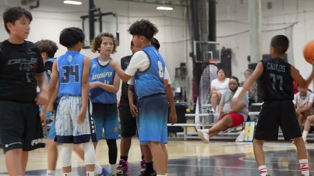 Wave basketball team at sports academy winning game tournament