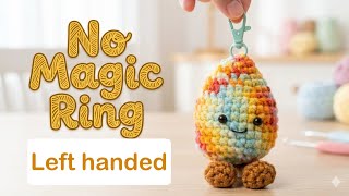 [Left Handed] 30-Min DIY Jellycat Easter Egg | No Magic Ring | Easy Beginner Crochet