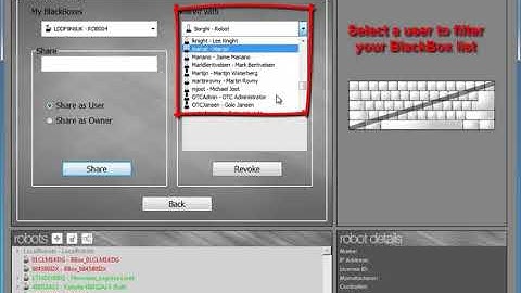 Robot Monitoring Suite - Managing BlackBoxes