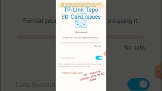 TP-Link Tapo Micro SD Card Error | Scam? Maybe? #tapo #tplink #tplinktapo