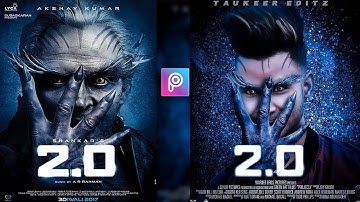 PicsArt Robot 2.0 Movie Poster Photo Editing Tutorial in Picsart Step by Step in Hindi-Taukeer Editz