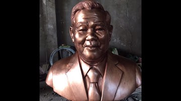 Đúc Tượng Chân Dung Bằng Đồng Đẹp - 0988085667 #Shorts