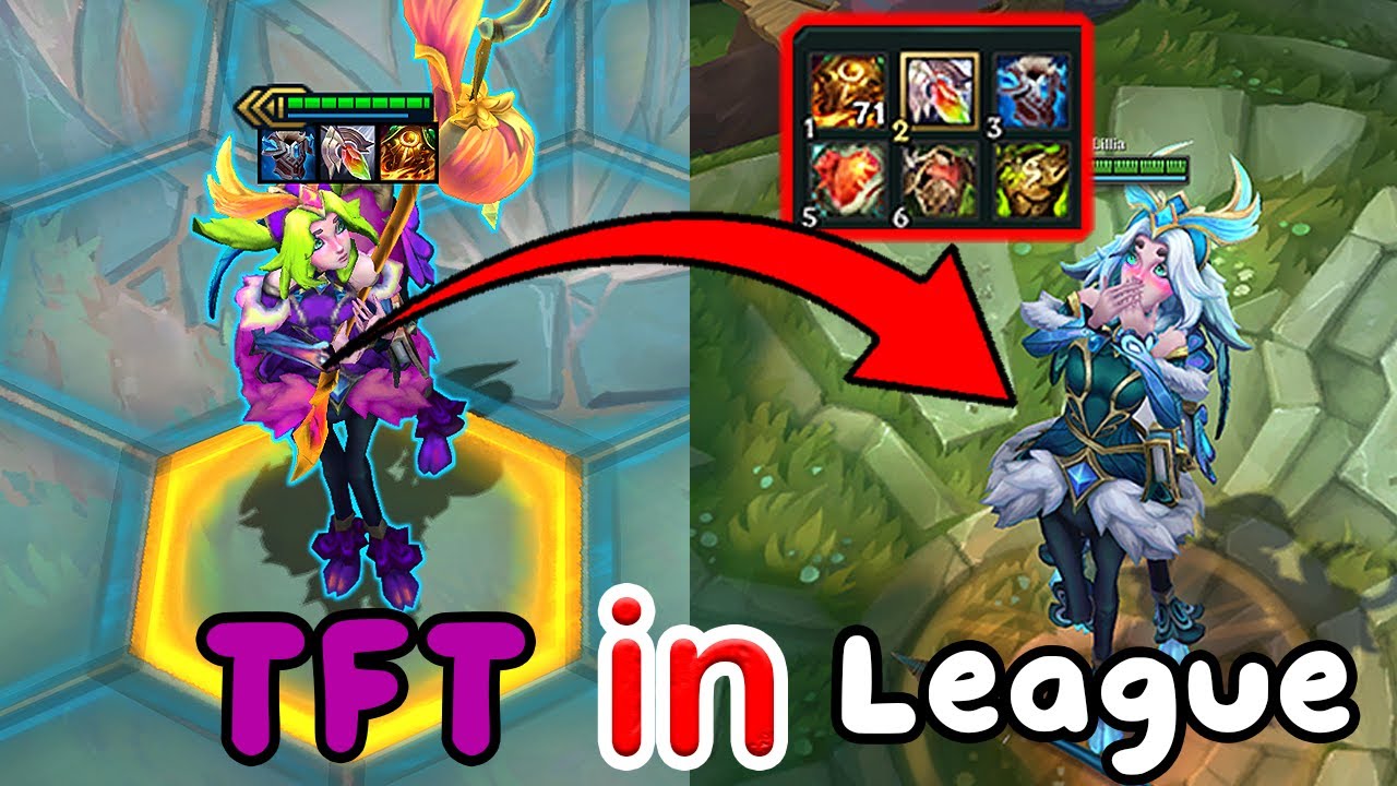 League of Legends BUT I build TFT Lillia items