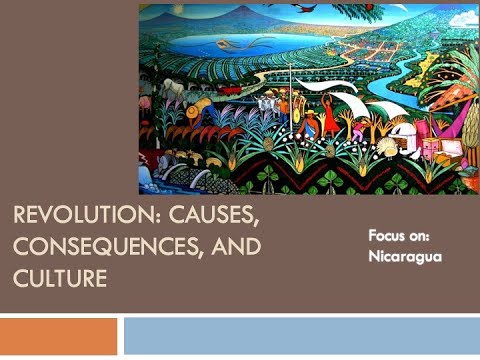 निकाराग्वामधील क्रांती: कारणे, परिणाम आणि संस्कृती
