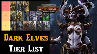 Dark Elves Campaign Unit Tier List - Total War: Warhammer 3 Immortal Empires