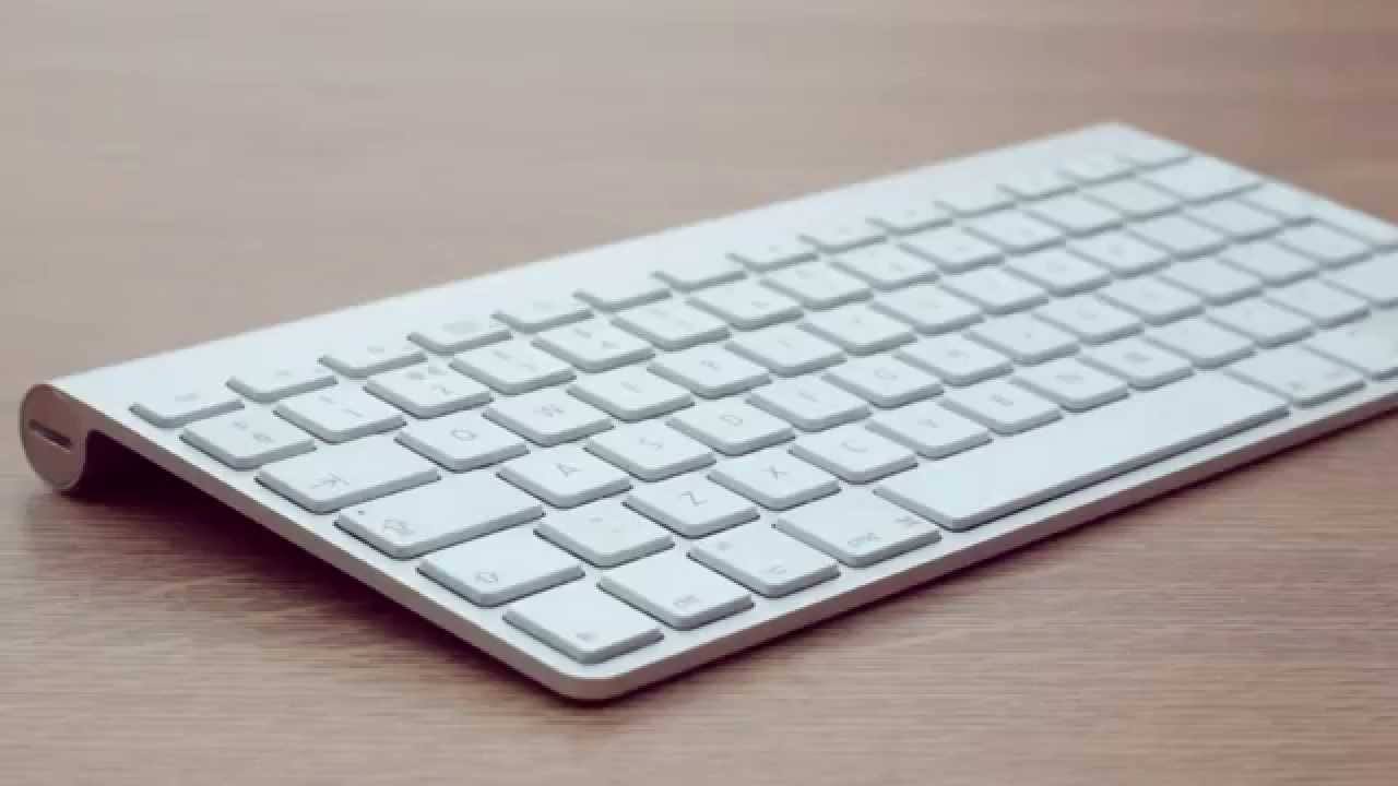 Apple Wireless Keyboard Review - YouTube