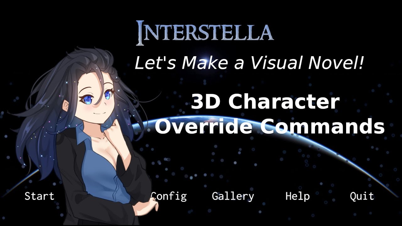 Make a Visual Novel in Unity 2023 - Episode 12 (part4) Finalizing 3D ...