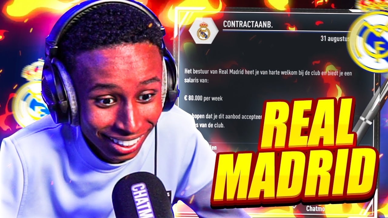 CHATMO gaat SPELEN bij REAL MADRID..⚽ (Soma op Pad)