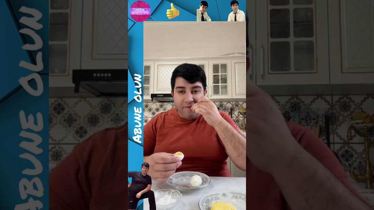 Baboş səhər yeməyi yeyir😃