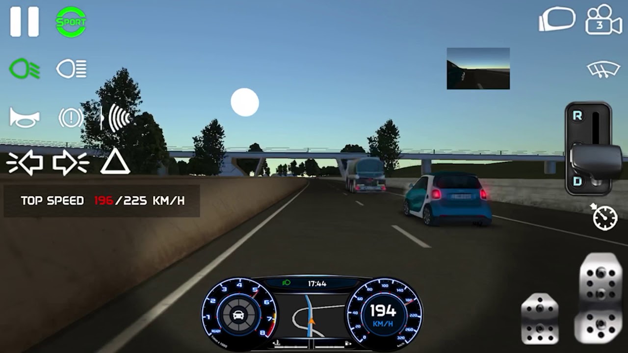 Прохожу челлендж в real driving simulator.Тестирую новую bmw.Разогнал до максималке?!?!?!