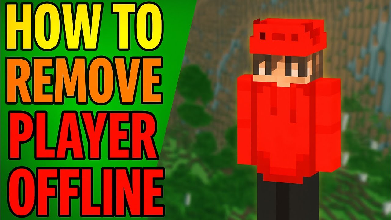 How to Remove Player Offline in Minecraft bedrock. - YouTube