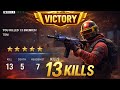 13 kill  in bgmi in TDM😲💯💯