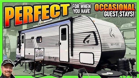 Big Seating & Guest Sleeping WITHOUT Bunks! 2025 Go Play 26RLS Travel Trailer by Wayfinder RV