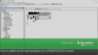 How to enable and disable back plane port of BMENOC03X1 module How to enable and disable back plane port of BMENOC03X1 module