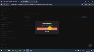 How To Delete Database On Notion