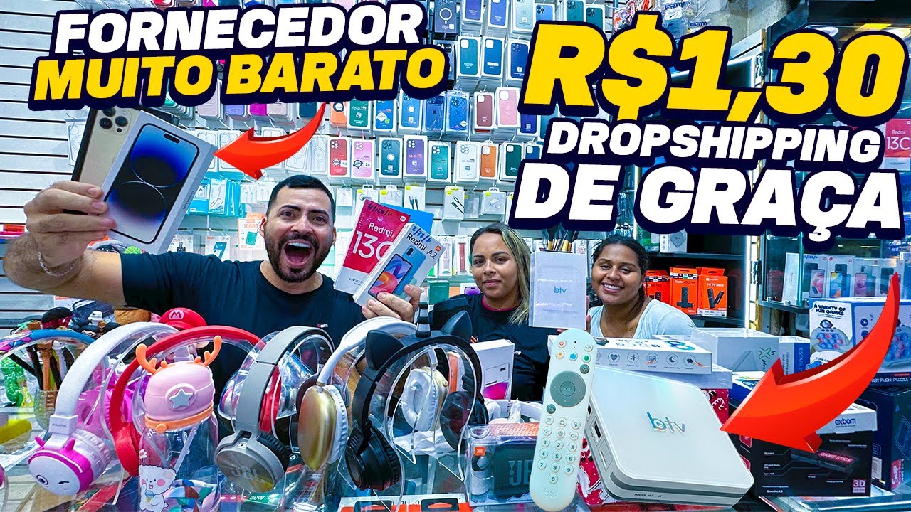 ATACADO E DROPSHIPPING DE GRAÇA NA 25 DE MARÇO! VOLTEI GALERIA PAGÉ - PRODUTOS ELETRÔNICOS BARATOS