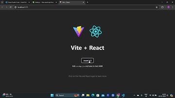 How to run React + Vite app in Visual studio code tutorial | 2024