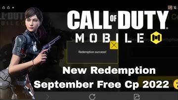 *NEW* CP Redeem Codes In Call Of Duty Mobile September 2023 | New Redeemption Codes In CODM 2023