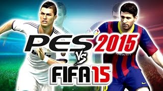 FIFA 15 vs PES 2015 - Gameplay & Graphics Comparison