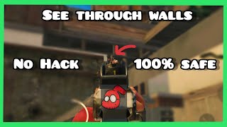 see through walls | Pubg Mobile | No hacks 100% safe | only glitch | @sevou screenshot 1