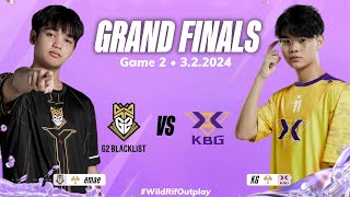 G2B vs. KBG • Game 2 (Bo7) | Grand Finals | WRL Asia 2023 Season 2 screenshot 3