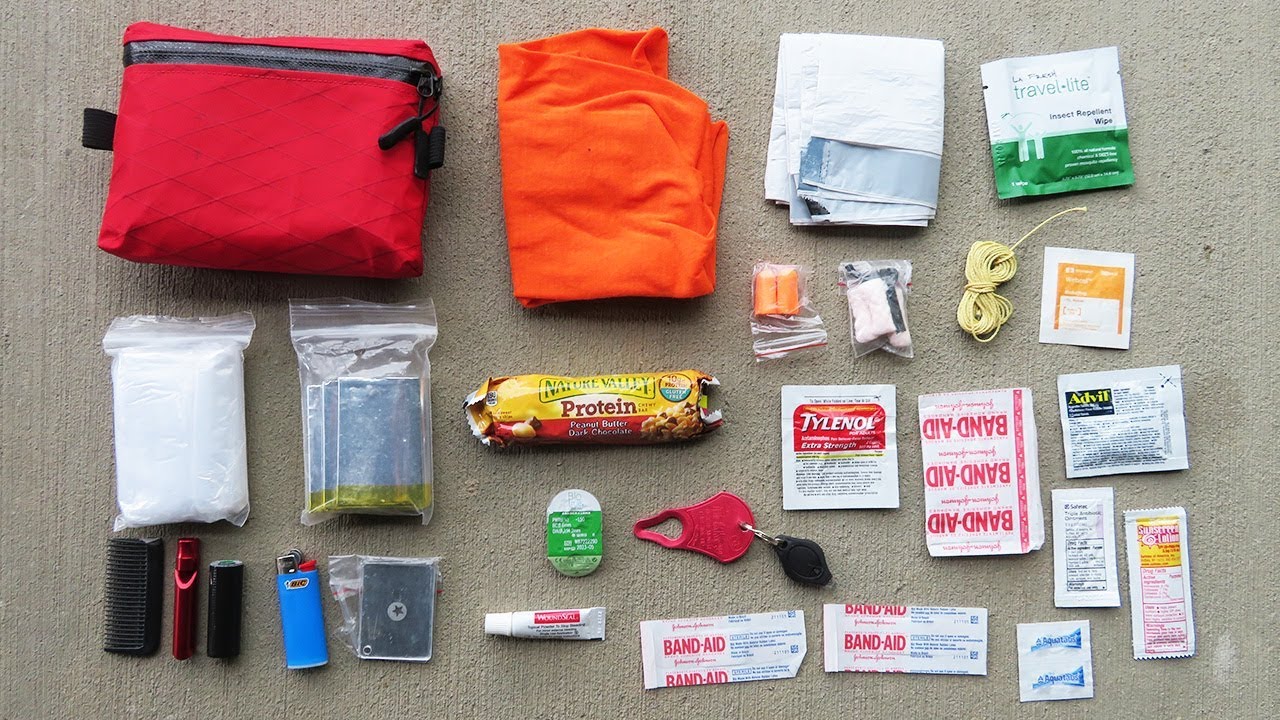 My Hiking Emergency Kit (Personal Survival Kit) 