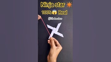 OMG😱 Very danger ninja star ✴️ making method #shorts#viral