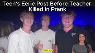 Celebrity Ga. teen charged with killing beloved teacher Jason Hughes in botched prank made eerie online post Profile