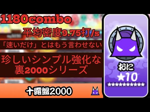 【創作譜面】十露盤2000(裏)/LindaAI-cue【太鼓さん大次郎3】