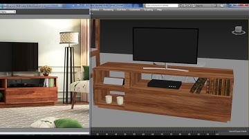 3dsmax Tutorials, Tutorial on Modeling a Stylish Wooden Furniture in 3dsmax