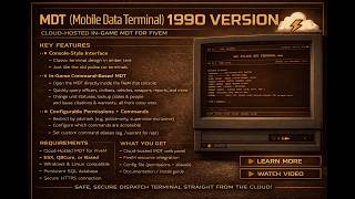 1990 Retro MDT FiveM CyberScripts (Coming Soon)