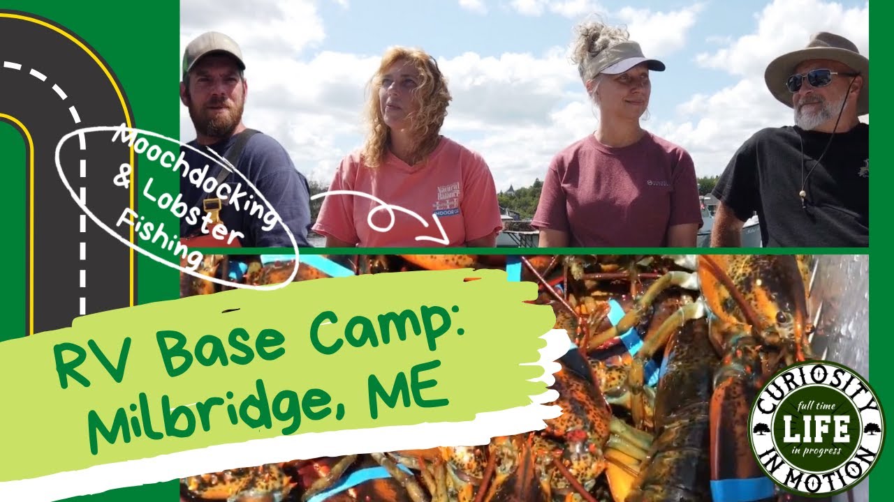 Fulltime Living RV Base Camp Milbridge Maine // Lobster Fishing