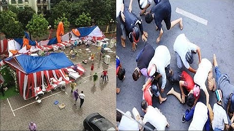 Rạp cưới bị bão thổi bay quan khách 2 họ chen nhau lấy lại tiền mừng cô dâu chú rể ng.ơ nga