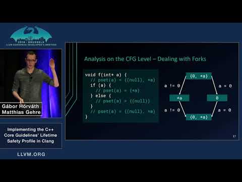 2019 EuroLLVM Developers’ Meeting: G. Horvath & M. Gehre “Implementing the C++ Core Guidelines' ...”