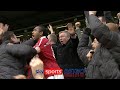 The Manchester United bench reaction to Wayne Rooney's bicycle kick goal against Manchester City image