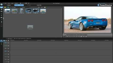 How to make slideshow in CyberLink PowerDirector 9